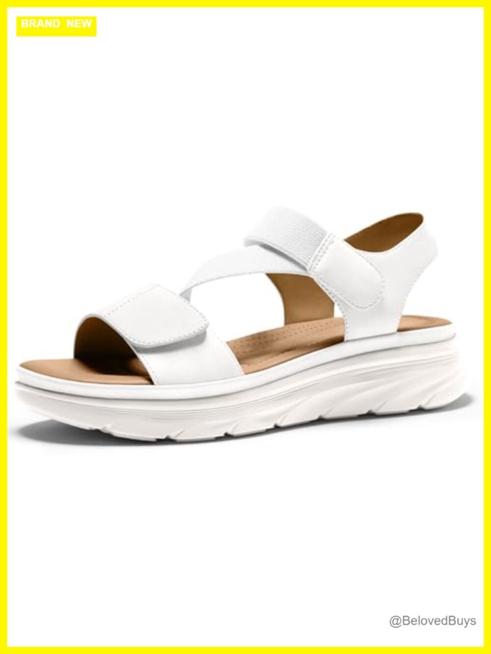 Women's Summer Walking Sandals Low Wedge Open Toe Ankle Strap Shoes Comfortable